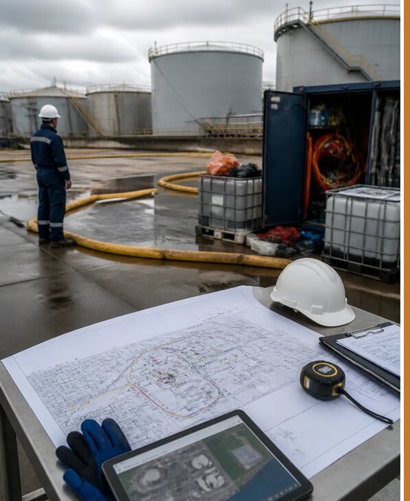 Разработка плана ликвидации разливов нефти в Новом Уренгое